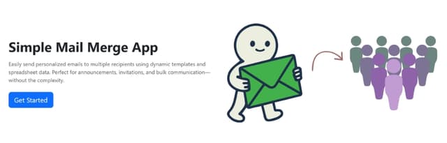 Simple Mail Merge preview